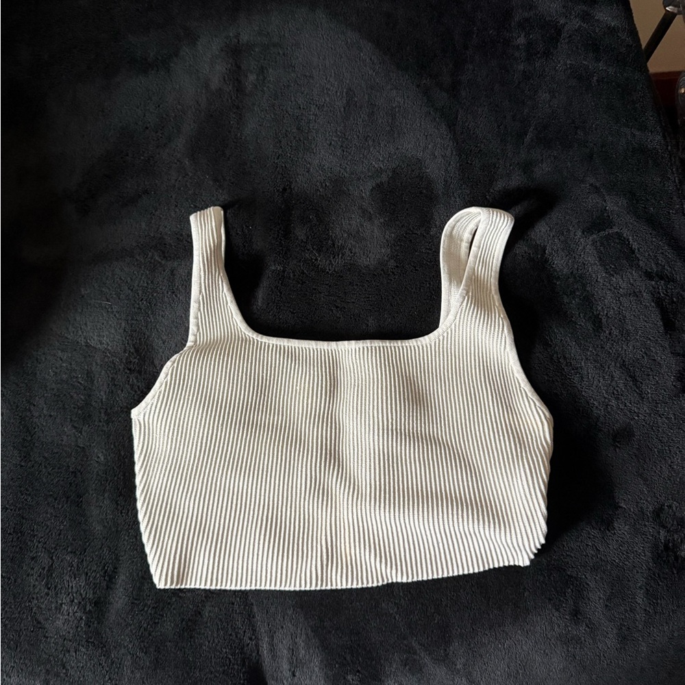 Babaton Cropped Tank Ribbed